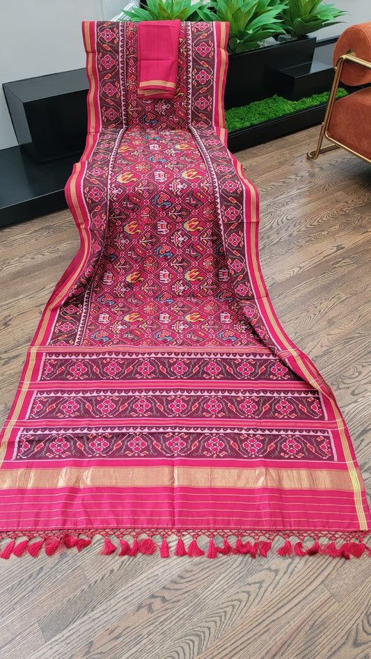 Patola Saree - Nari Kunj - Red